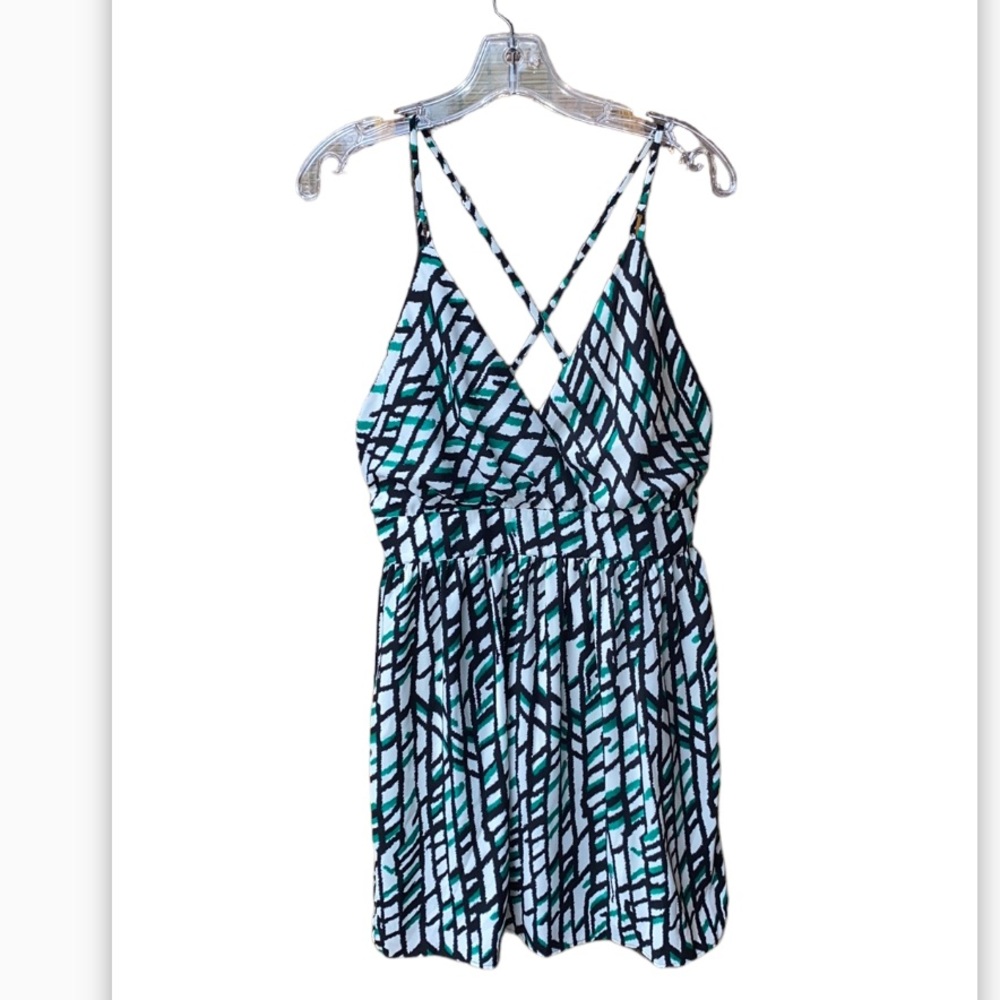 “19 Cooper” Mini dress fully-lined / swimsuit coverup / Size Lg